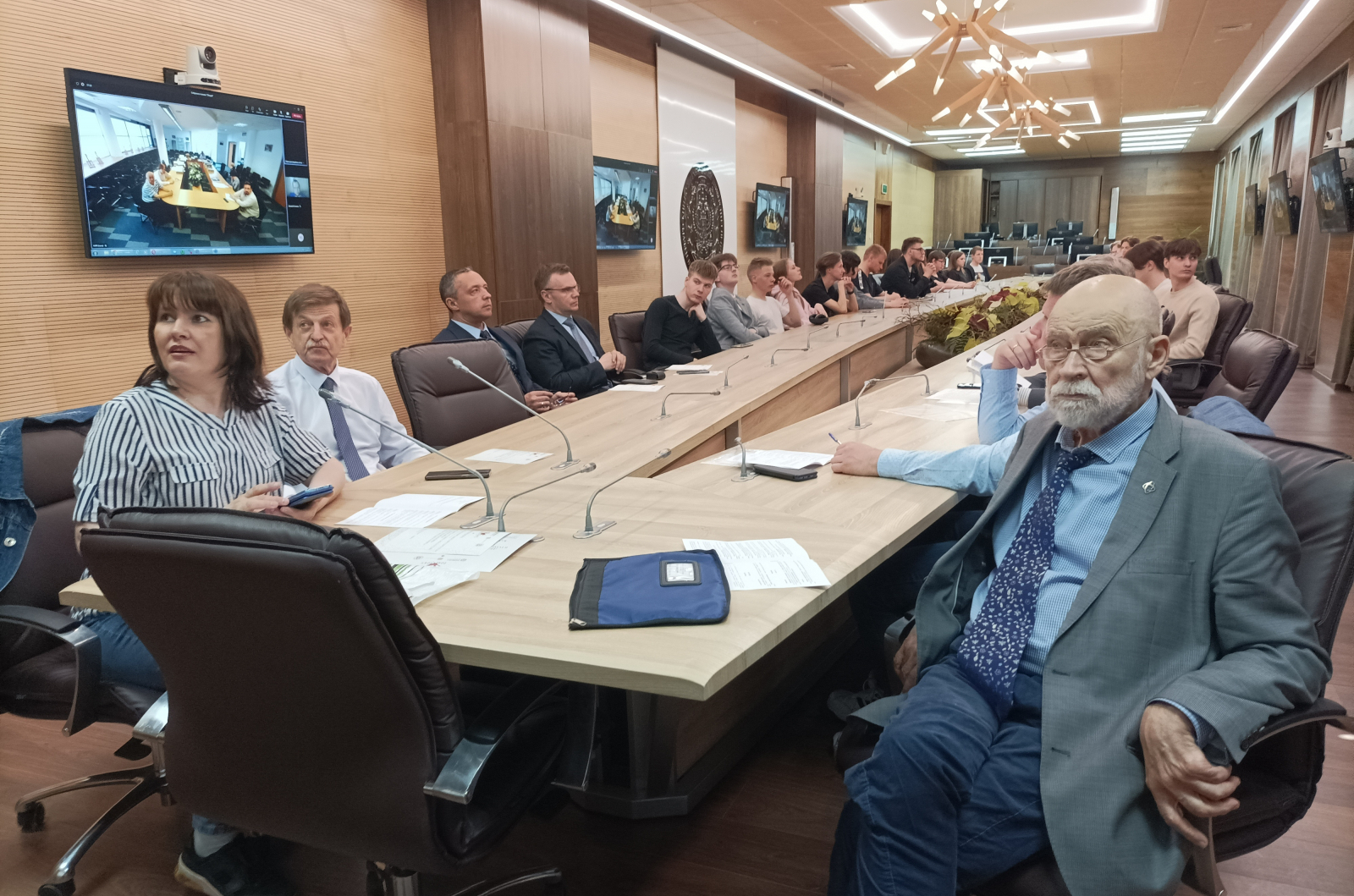 The representatives of the Institute of Humanities (SPbPU) meet with Belarusian colleagues