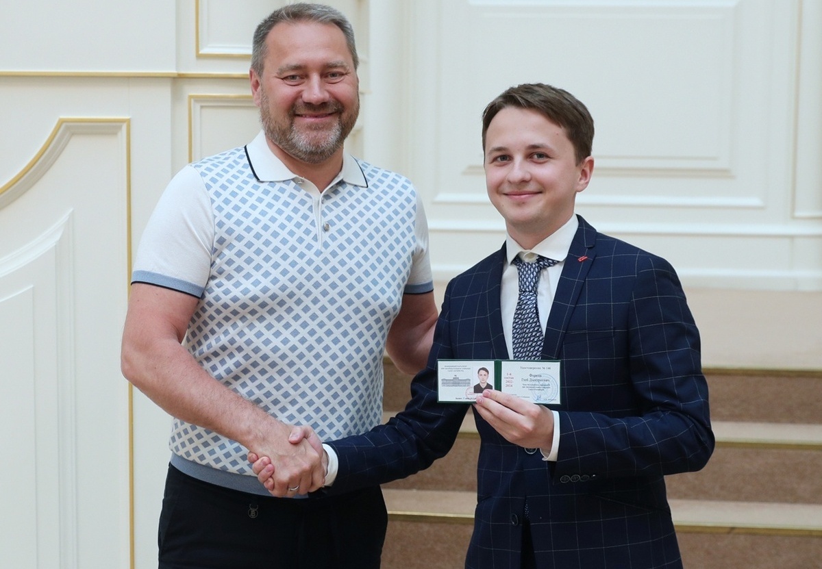 Председатель Профбюро Гуманитарного института избран в Молодежный парламент при ЗакСобрании Санкт-Петербурга